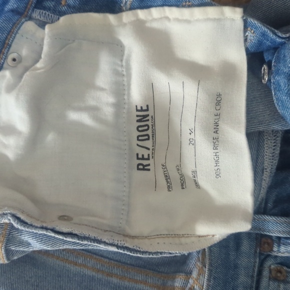 Re/Done '90s high-rise ankle crop - Picture 6 of 10